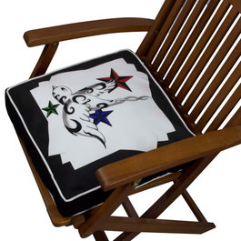 Aberto Design Cojín YM1242 Multicolor 42 x 42 cm